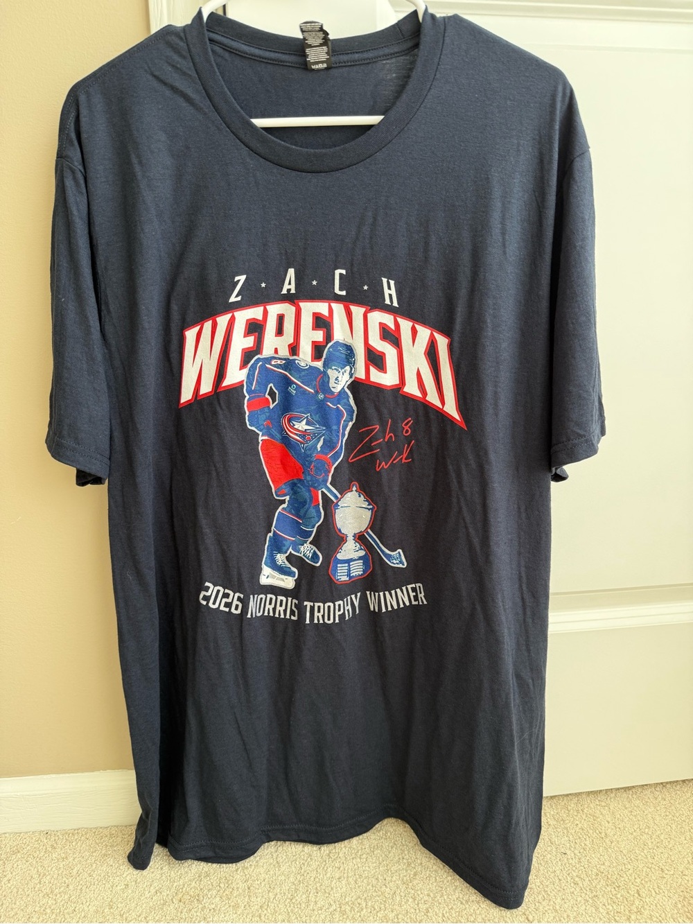 Columbus blue jackets Zach Werenski tee